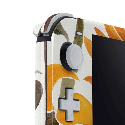 Cat Coq Yellow Sunflower Nintendo Switch Lite Skin